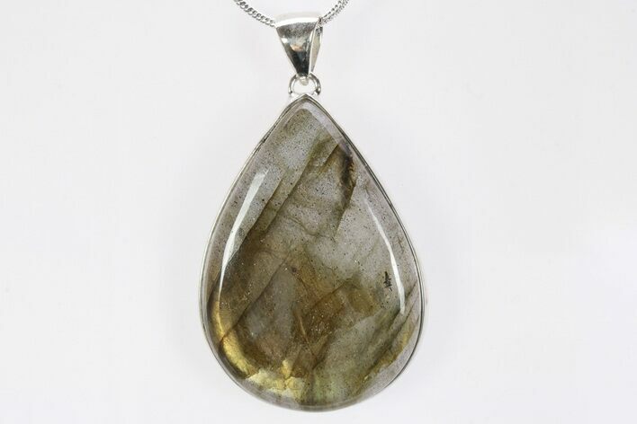 Brilliant, Labradorite Pendant (Necklace) - Sterling Silver #238612